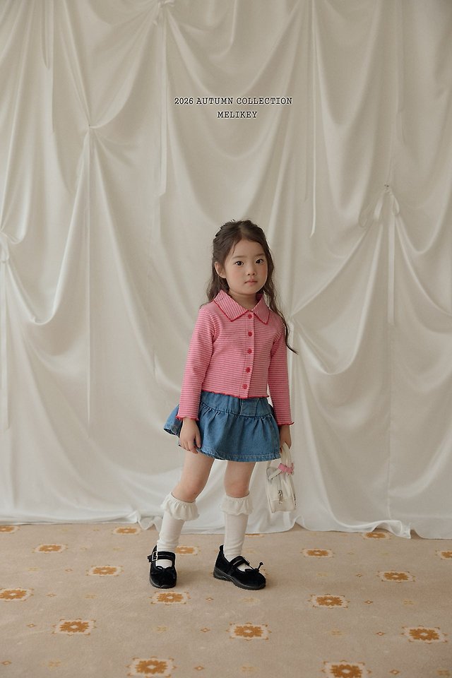 Melikey - Korean Children Fashion - #childofig - Petit Collar Tee - 9