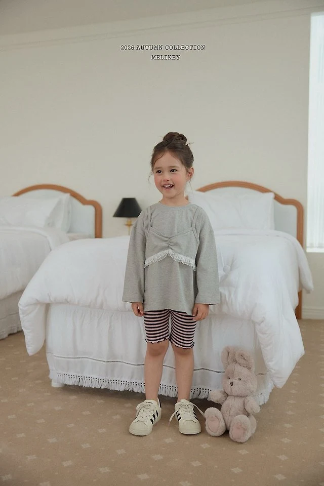 Melikey - Korean Children Fashion - #childofig - Layered Tee - 7