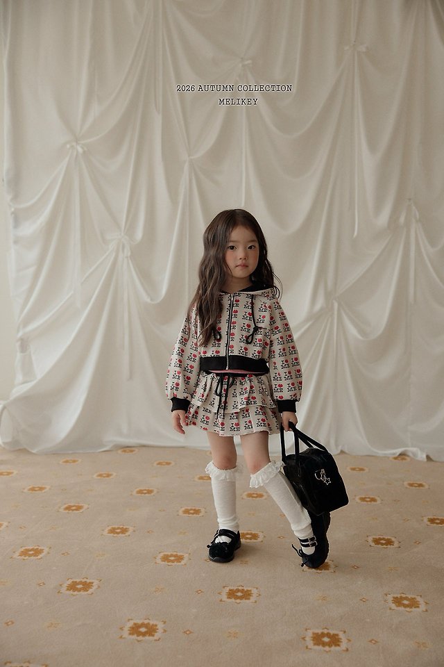 Melikey - Korean Children Fashion - #childofig - Love Me Hooded Zip-Up - 6