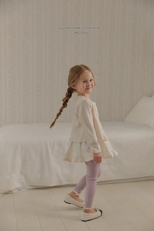 Melikey - Korean Children Fashion - #childofig - Liz Lace Leggings - 5