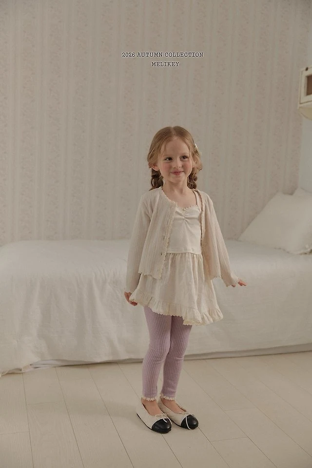 Melikey - Korean Children Fashion - #childofig - Liz Lace Leggings - 6