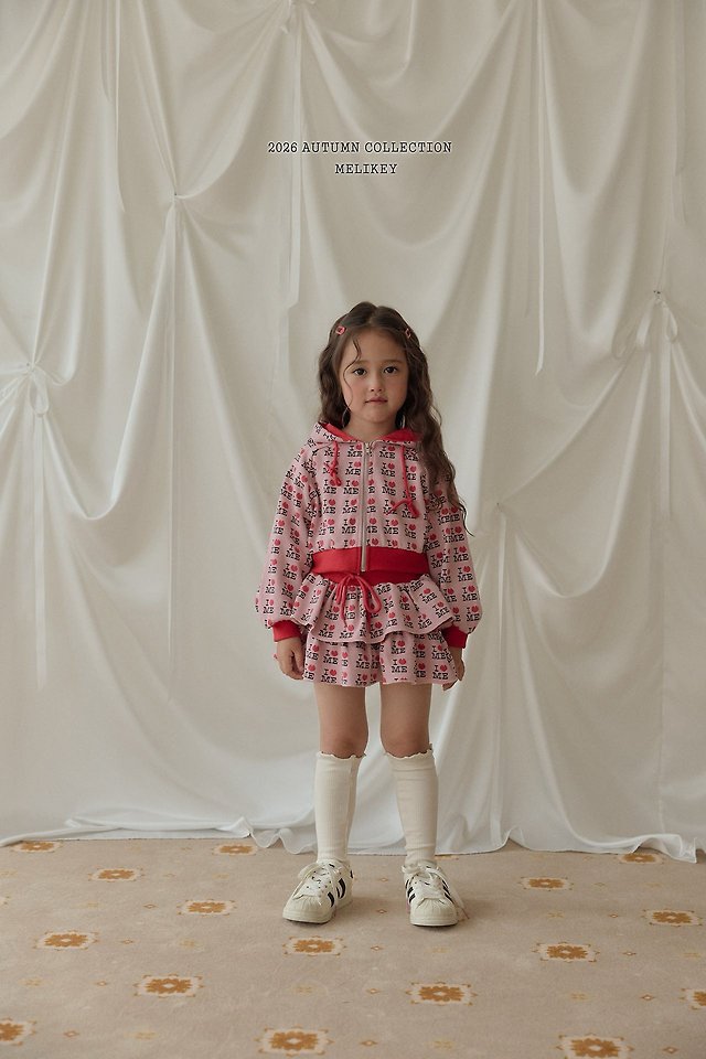 Melikey - Korean Children Fashion - #prettylittlegirls - Tiered Love Me Skirt - 4