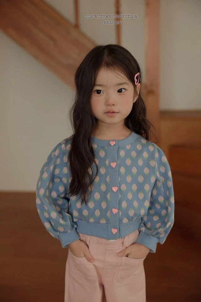 Melikey - Korean Children Fashion - #childrensboutique - Berry Cardigan - 7