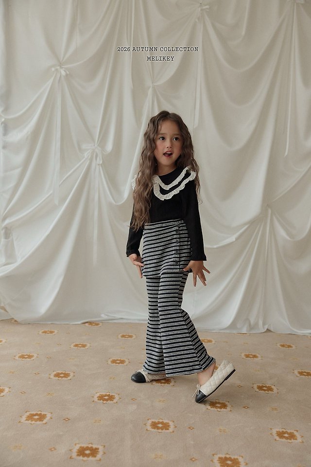Melikey - Korean Children Fashion - #childrensboutique - Double Collar Tee - 10