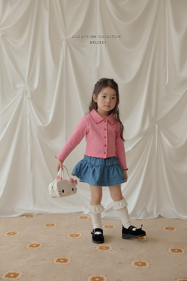 Melikey - Korean Children Fashion - #childrensboutique - Petit Collar Tee - 10