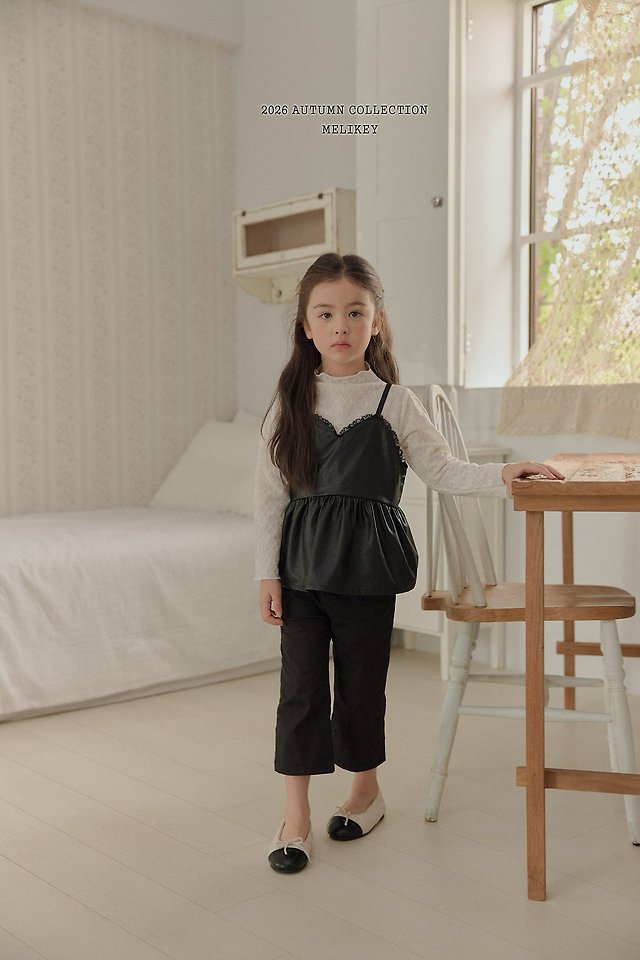 Melikey - Korean Children Fashion - #childrensboutique - Leather Bustier - 8