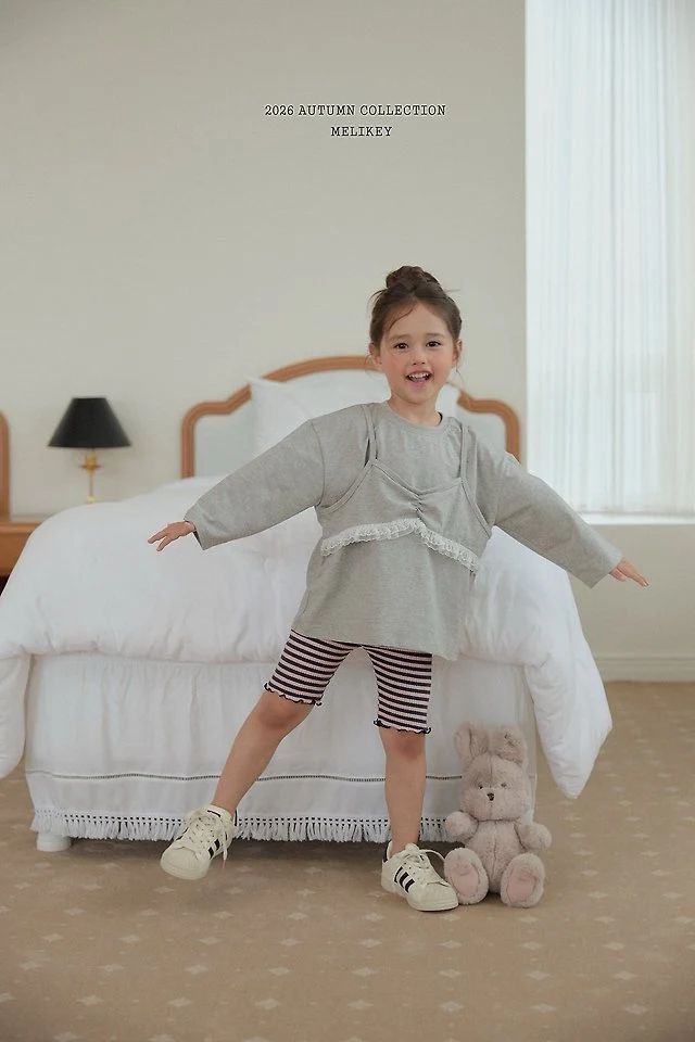 Melikey - Korean Children Fashion - #childrensboutique - Layered Tee - 9