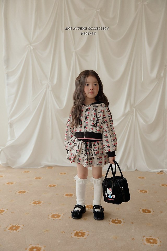 Melikey - Korean Children Fashion - #childrensboutique - Love Me Hooded Zip-Up - 8