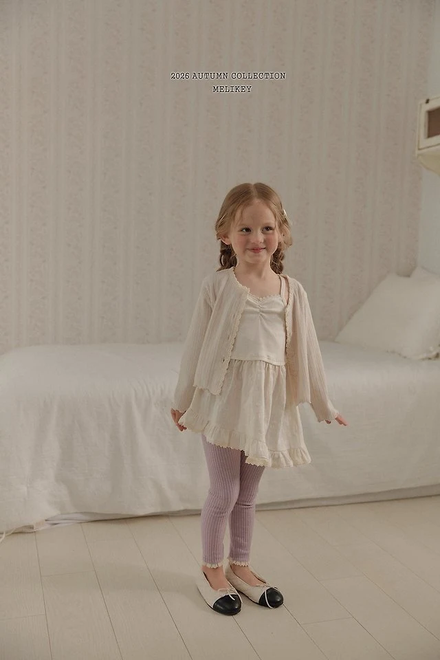 Melikey - Korean Children Fashion - #childrensboutique - Liz Lace Leggings - 7