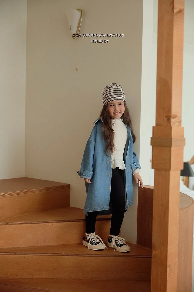 Melikey - Korean Children Fashion - #designkidswear - Denim Shirt One-piece - 11