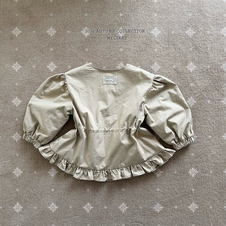 Melikey - Korean Children Fashion - #childrensboutique - Momo Frill Trench Coat - 4