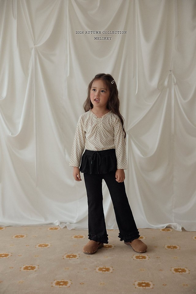 Melikey - Korean Children Fashion - #designkidswear - Best Frill Bootcut Pants - 12