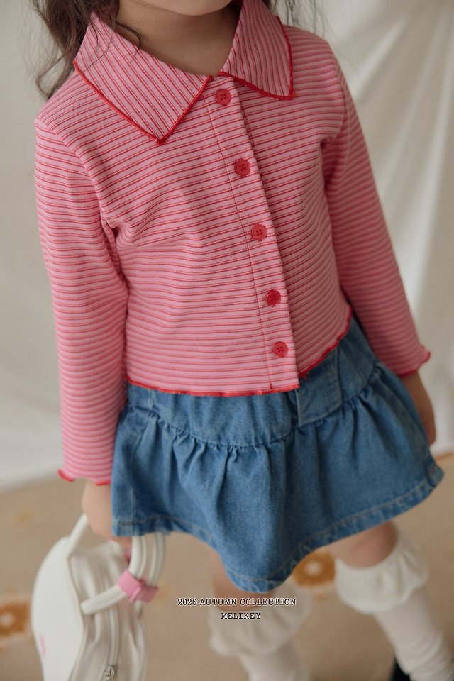 Melikey - Korean Children Fashion - #designkidswear - Petit Collar Tee - 11
