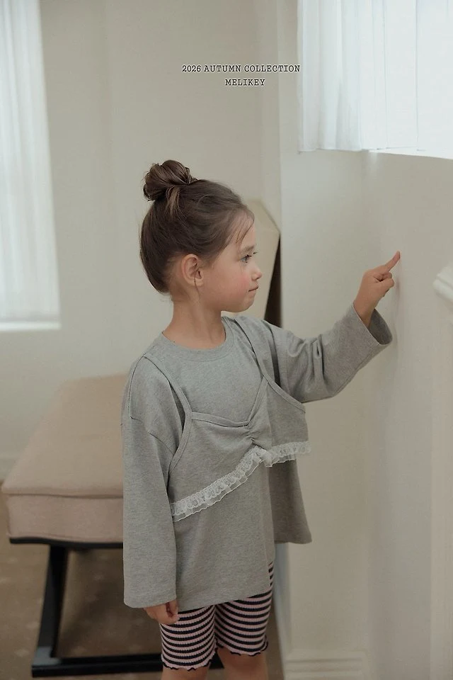 Melikey - Korean Children Fashion - #designkidswear - Layered Tee - 10