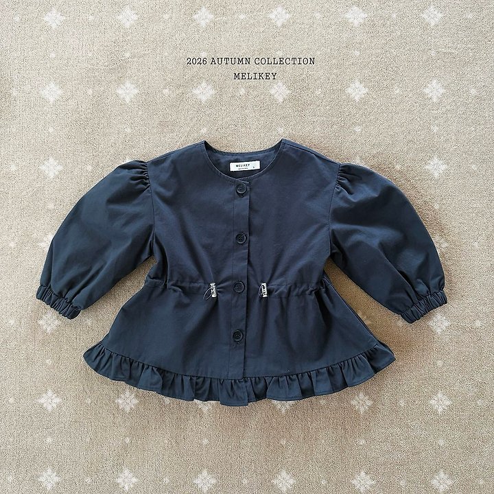 Melikey - Korean Children Fashion - #fashionkids - Momo Frill Trench Coat - 6