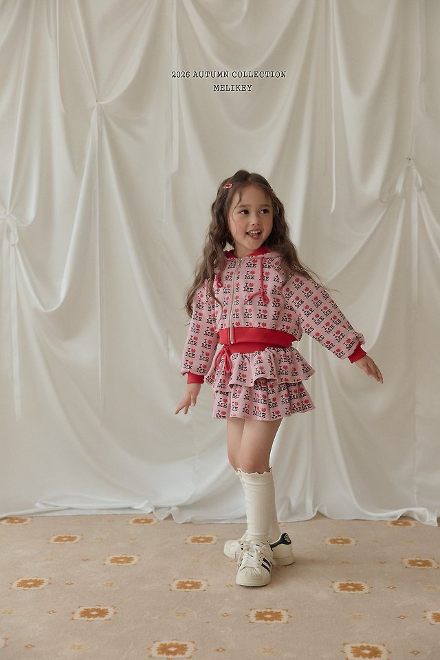 Melikey - Korean Children Fashion - #fashionkids - Tiered Love Me Skirt - 9