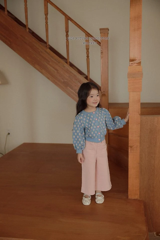 Melikey - Korean Children Fashion - #kidsshorts - Berry Cardigan - 11