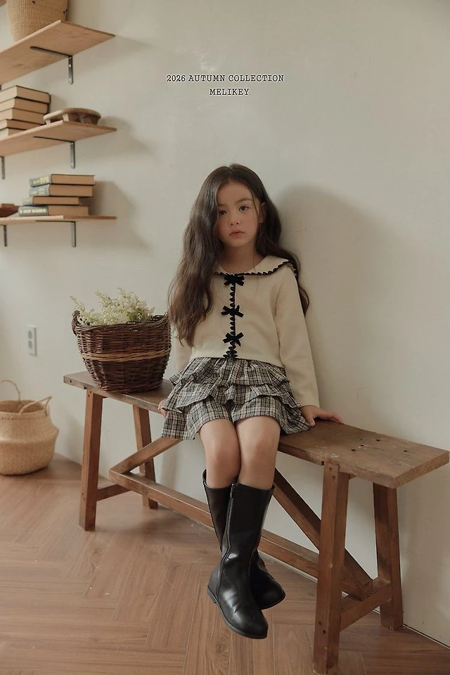Melikey - Korean Children Fashion - #fashionkids - Melo Sailor Collar Tee - 4