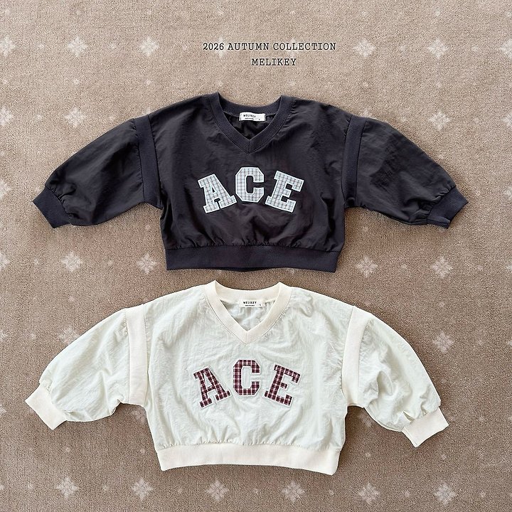 Melikey - Korean Children Fashion - #kidsshorts - ACE Sweatshirt