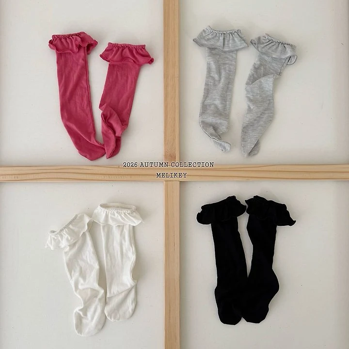 Melikey - Korean Children Fashion - #kidsshorts - Frill Socks