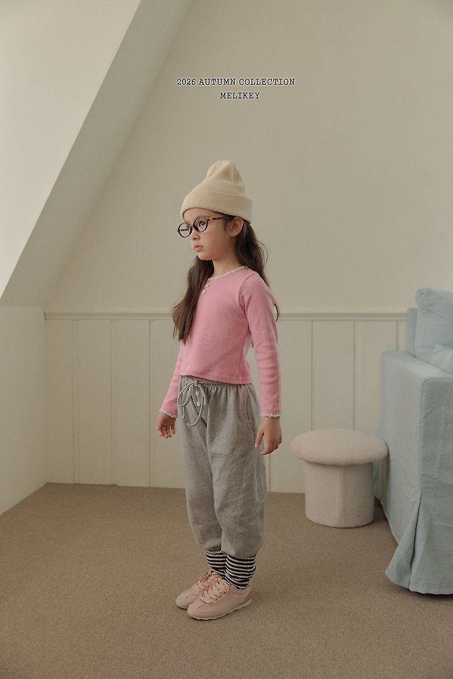Melikey - Korean Children Fashion - #kidsshorts - Button Jogger Pants - 3