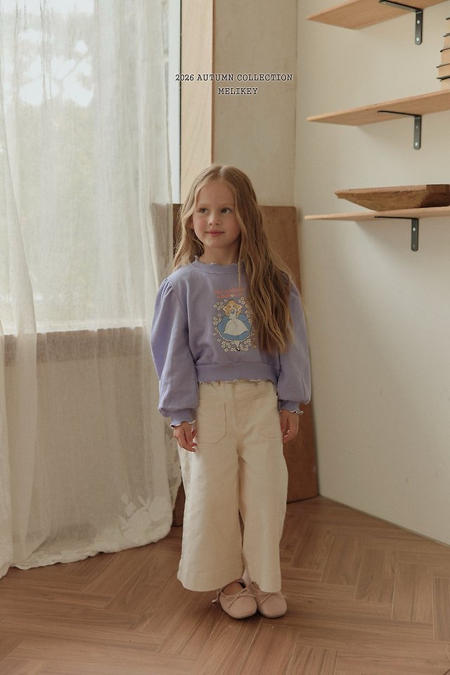 Melikey - Korean Children Fashion - #kidsstore - Alice Puff Sweatshirt - 10