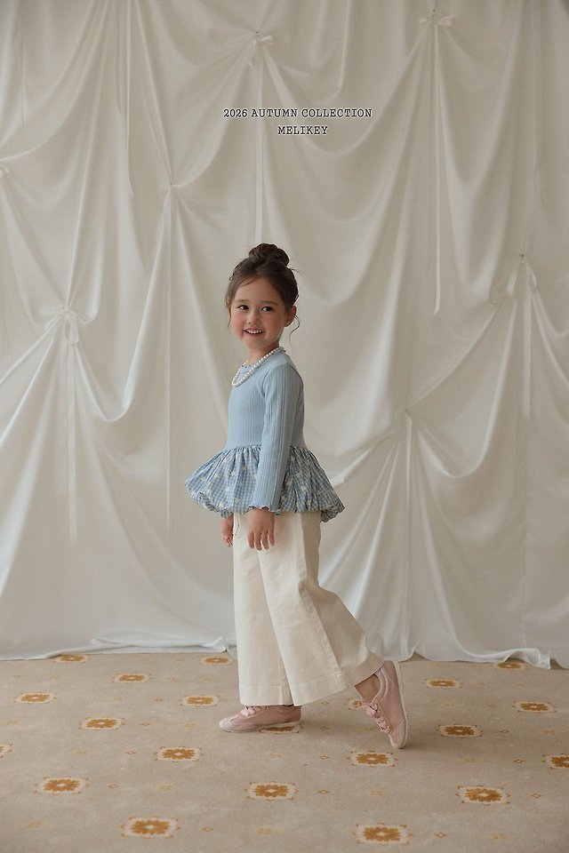 Melikey - Korean Children Fashion - #kidsstore - Check Bang Bang Pumpkin Tee - 4