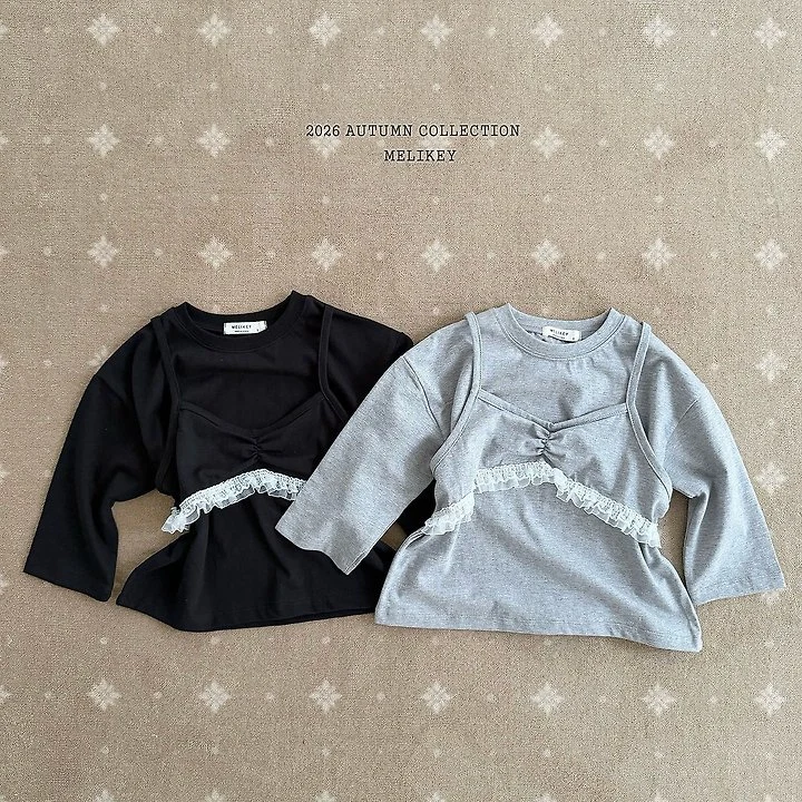 Melikey - Korean Children Fashion - #kidzfashiontrend - Layered Tee
