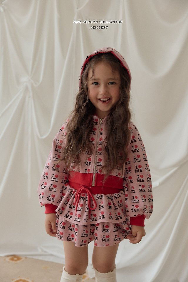 Melikey - Korean Children Fashion - #kidzfashiontrend - Tiered Love Me Skirt - 12