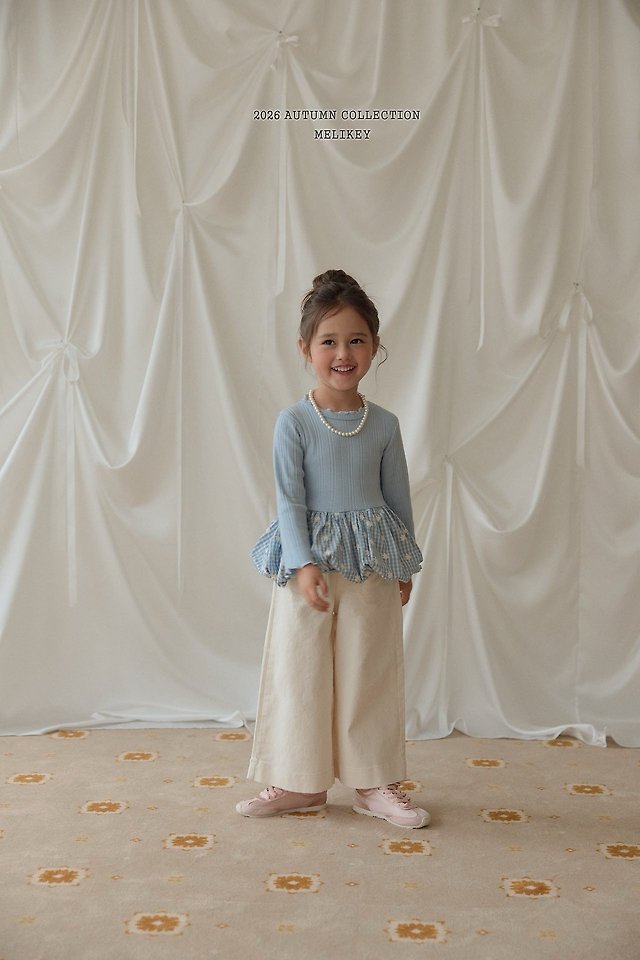 Melikey - Korean Children Fashion - #littlefashionista - Check Bang Bang Pumpkin Tee - 6
