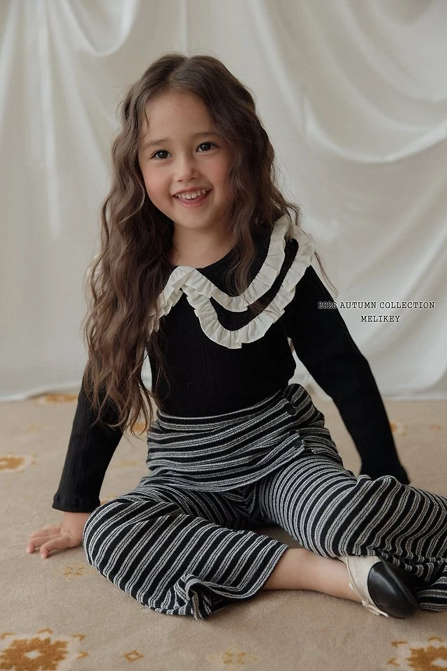 Melikey - Korean Children Fashion - #Kfashion4kids - Double Collar Tee - 4