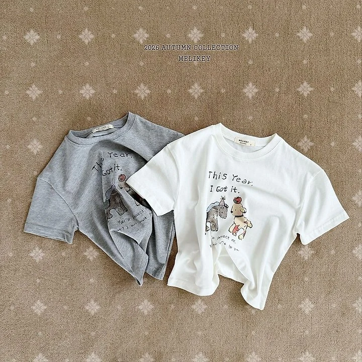 Melikey - Korean Children Fashion - #littlefashionista - Pony Short Sleeve Tee