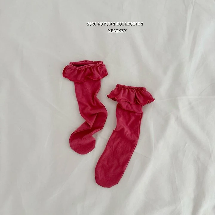 Melikey - Korean Children Fashion - #littlefashionista - Frill Socks - 5