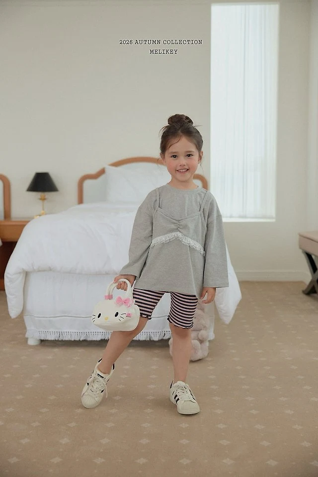 Melikey - Korean Children Fashion - #littlefashionista - Layered Tee - 3