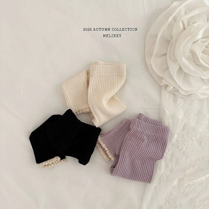 Melikey - Korean Children Fashion - #littlefashionista - Liz Lace Leggings