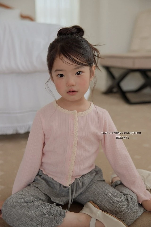 Melikey - Korean Children Fashion - #littlefashionista - Natural Lace Cardigan - 8