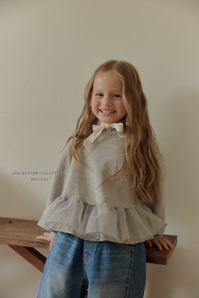 Melikey - Korean Children Fashion - #magicofchildhood - Chacha Frill Hooded Tee - 10