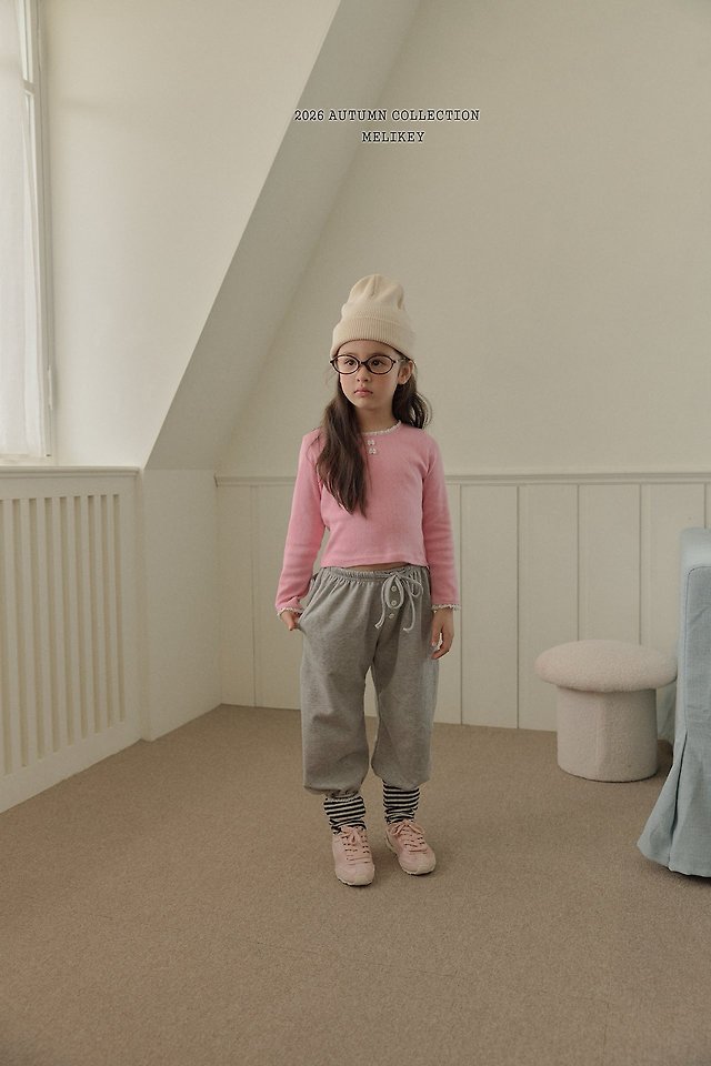 Melikey - Korean Children Fashion - #magicofchildhood - Button Jogger Pants - 8