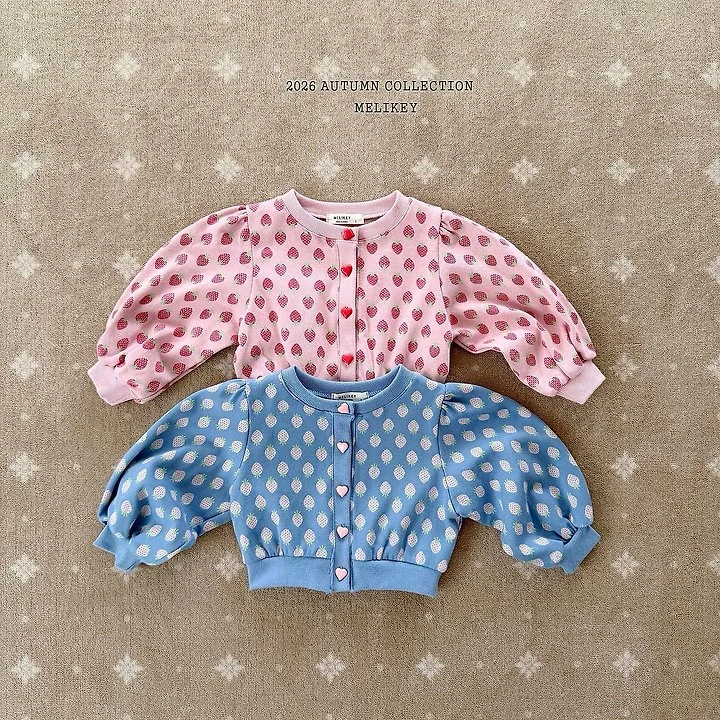 Melikey - Korean Children Fashion - #minifashionista - Berry Cardigan