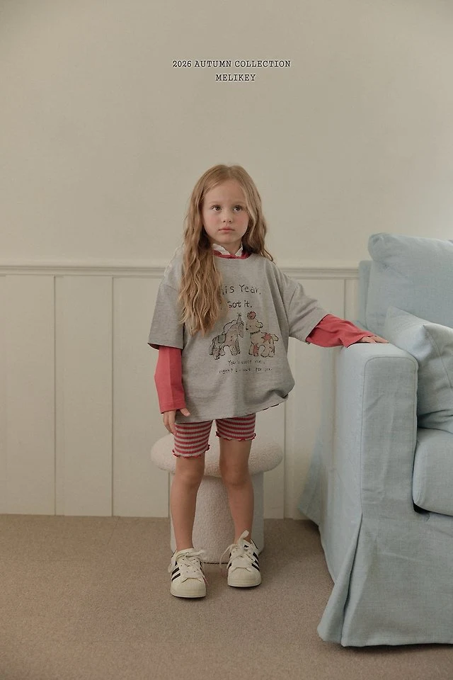 Melikey - Korean Children Fashion - #minifashionista - Pony Short Sleeve Tee - 3