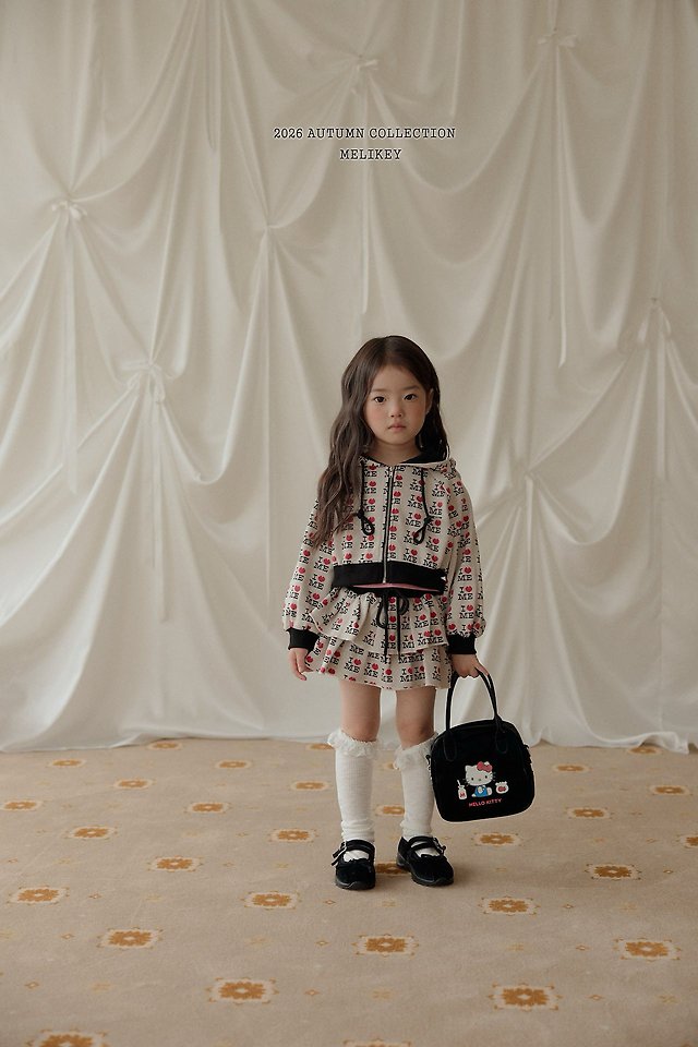 Melikey - Korean Children Fashion - #magicofchildhood - Love Me Hooded Zip-Up - 4