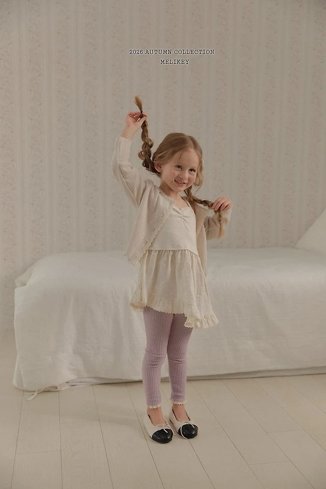 Melikey - Korean Children Fashion - #minifashionista - Liz Lace Leggings - 3
