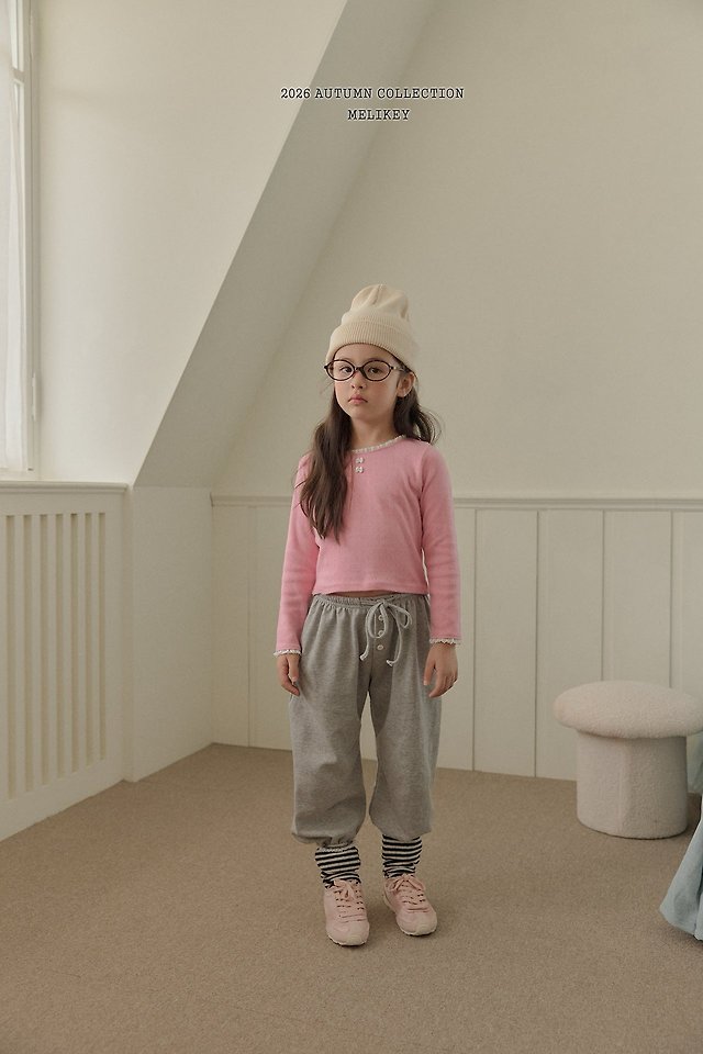 Melikey - Korean Children Fashion - #minifashionista - Button Jogger Pants - 9