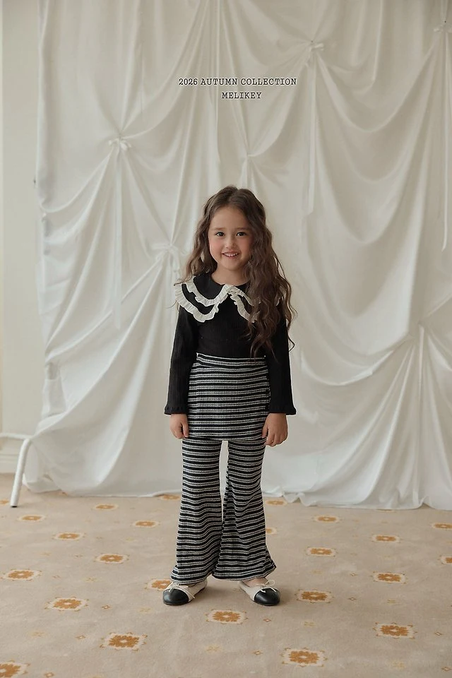 Melikey - Korean Children Fashion - #prettylittlegirls - Double Collar Tee - 7
