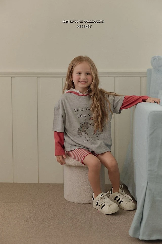 Melikey - Korean Children Fashion - #minifashionista - Pony Short Sleeve Tee - 4