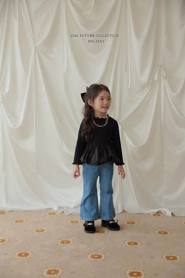 Melikey - Korean Children Fashion - #prettylittlegirls - Pocket Bootcut Pants - 10