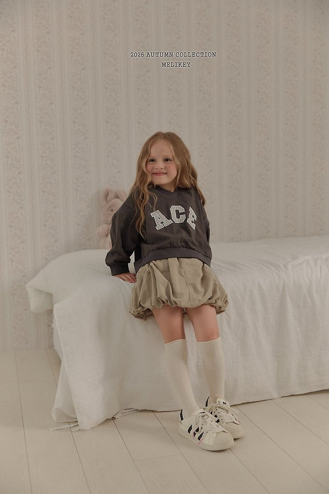 Melikey - Korean Children Fashion - #prettylittlegirls - ACE Sweatshirt - 8