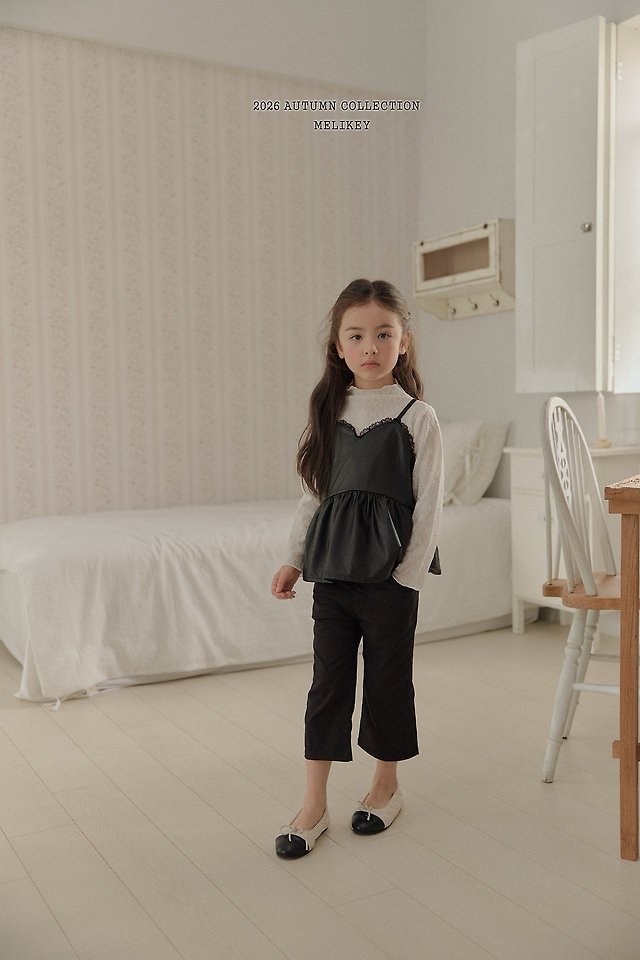 Melikey - Korean Children Fashion - #prettylittlegirls - Leather Bustier - 3