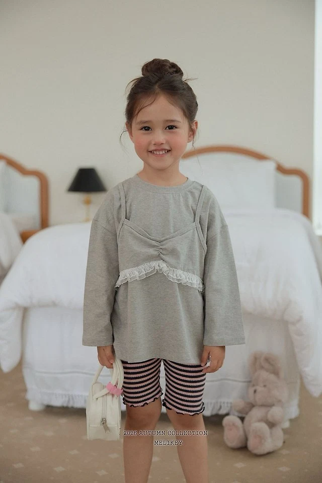 Melikey - Korean Children Fashion - #prettylittlegirls - Layered Tee - 6