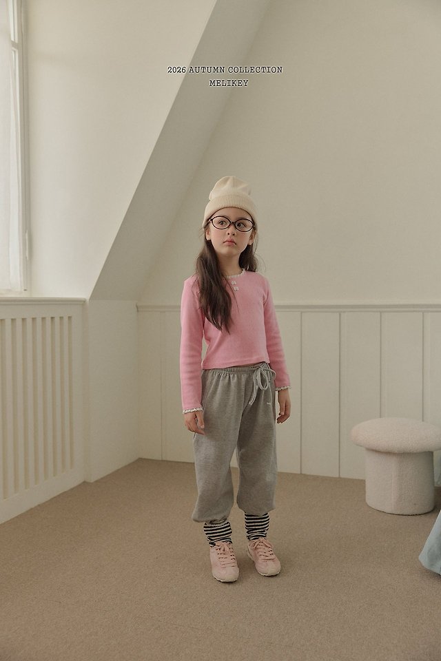 Melikey - Korean Children Fashion - #prettylittlegirls - Button Jogger Pants - 10